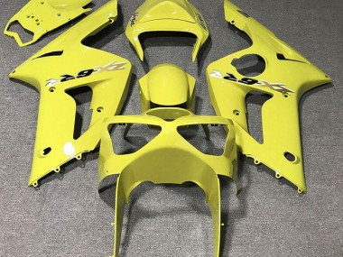 2003-2004 Gloss Yellow Kawasaki ZX6R Fairings for Sale