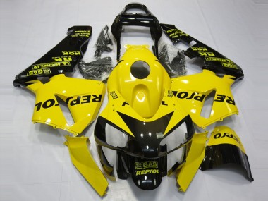 2003-2004 Gloss Yellow Repsol Honda CBR600RR Fairings for Sale