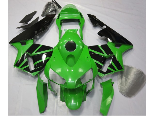 2003-2004 Green Black No Decals Honda CBR600RR Fairings for Sale 2003-2004 Green Black No Decals Honda CBR600RR Fairings for Sale