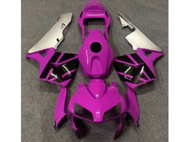 2003-2004 Hot Pink & Matte Silver Honda CBR600RR Fairings for Sale