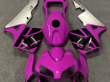 2003-2004 Hot Pink & Matte Silver Honda CBR600RR Fairings for Sale
