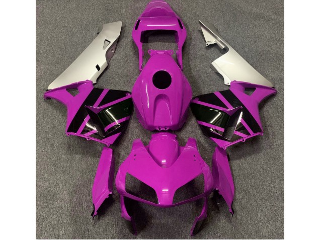 2003-2004 Hot Pink & Matte Silver Honda CBR600RR Fairings for Sale 2003-2004 Hot Pink & Matte Silver Honda CBR600RR Fairings for Sale