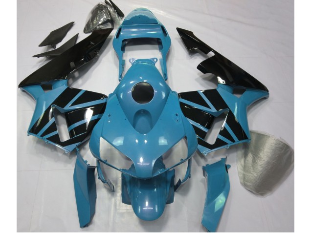 2003-2004 Light Blue & Gloss Black Honda CBR600RR Fairings for Sale 2003-2004 Light Blue & Gloss Black Honda CBR600RR Fairings for Sale