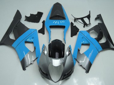 2003-2004 Light Blue Silver and Black Suzuki GSXR 1000 Fairings for Sale