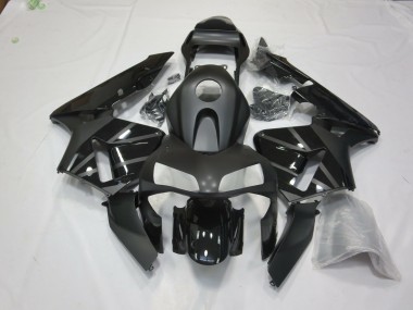 2003-2004 Matte Black With Logos Honda CBR600RR Fairings for Sale