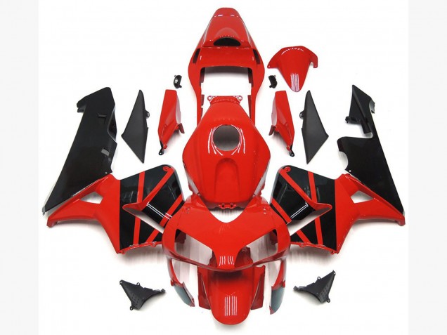 2003-2004 OEM Style Red Black Honda CBR600RR Fairings for Sale 2003-2004 OEM Style Red Black Honda CBR600RR Fairings for Sale