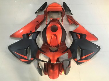 2003-2004 Orange and Matte Black Honda CBR600RR Fairings for Sale