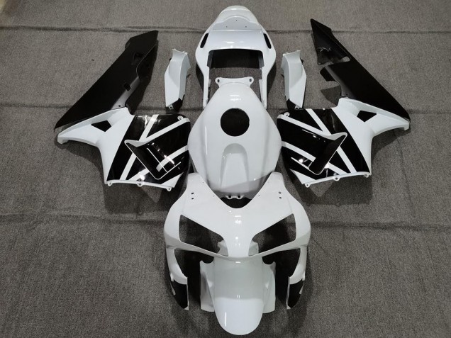2003-2004 Pearl White and Black Honda CBR600RR Fairings for Sale