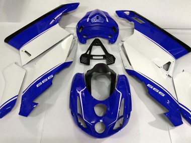 2003-2004 White Blue and Black Ducati 749 999 Fairings for Sale
