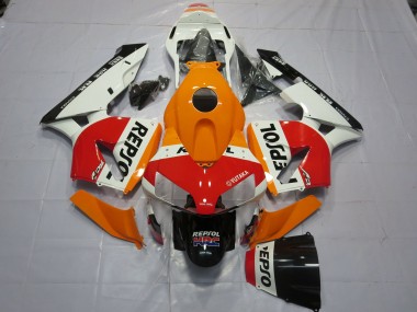 2003-2004 White Orange Repsol Honda CBR600RR Fairings for Sale