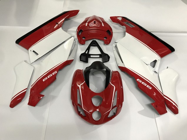 2003-2004 White Red and Black Ducati 749 999 Fairings for Sale 2003-2004 White Red and Black Ducati 749 999 Fairings for Sale