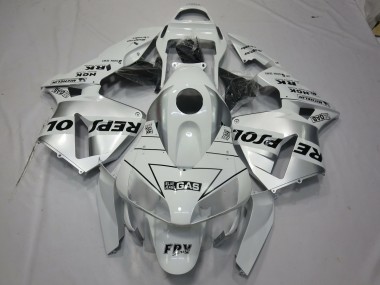 2003-2004 White Silver Repsol Honda CBR600RR Fairings for Sale