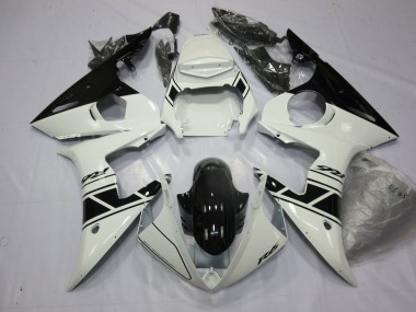 2003-2005 Black and white Yamaha R6 Fairings for Sale