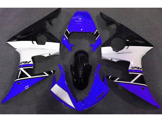 2003-2005 Blue White and Black Yamaha R6 Fairings for Sale 2003-2005 Blue White and Black Yamaha R6 Fairings for Sale