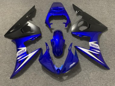 2003-2005 Blue White and Matte Yamaha R6 Fairings for Sale