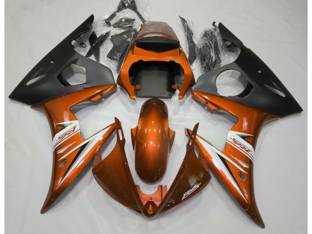2003-2005 Gloss Orange & White Yamaha R6 Fairings for Sale 2003-2005 Gloss Orange & White Yamaha R6 Fairings for Sale