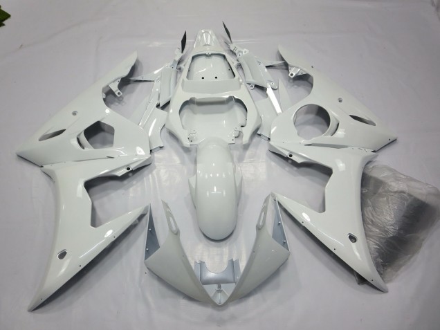 2003-2005 Gloss White Yamaha R6 Fairings for Sale 2003-2005 Gloss White Yamaha R6 Fairings for Sale