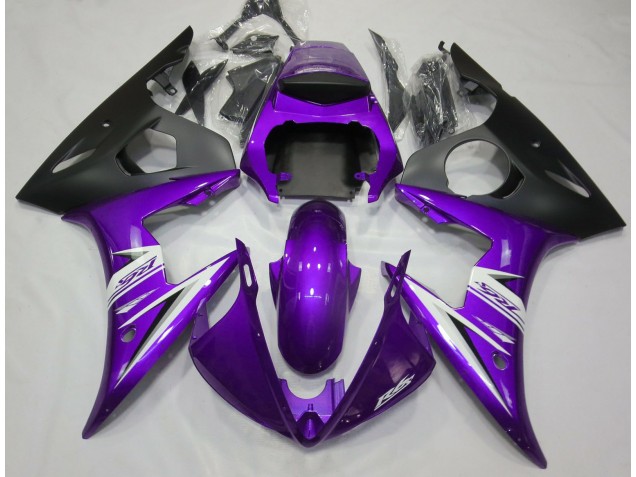 2003-2005 Purple & White Yamaha R6 Fairings for Sale 2003-2005 Purple & White Yamaha R6 Fairings for Sale