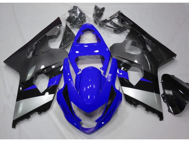 2004-2005 Blue and Silver Suzuki GSXR 600-750 Fairings for Sale 2004-2005 Blue and Silver Suzuki GSXR 600-750 Fairings for Sale