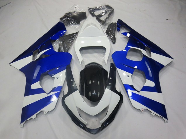 2004-2005 Blue White OEM Style Suzuki GSXR 600-750 Fairings for Sale 2004-2005 Blue White OEM Style Suzuki GSXR 600-750 Fairings for Sale