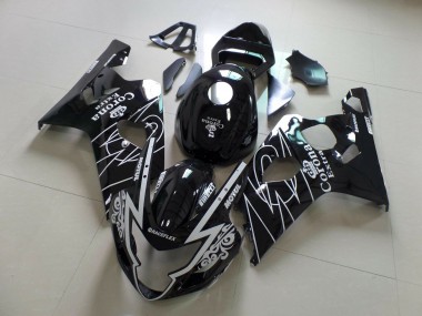 2004-2005 Corona Black Suzuki GSXR 600-750 Fairings for Sale