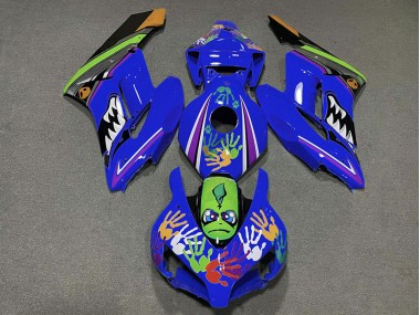 2004-2005 Dark Blue Shark Honda CBR1000RR Fairings for Sale