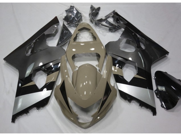 2004-2005 Desert Tan and Silver Suzuki GSXR 600-750 Fairings for Sale 2004-2005 Desert Tan and Silver Suzuki GSXR 600-750 Fairings for Sale