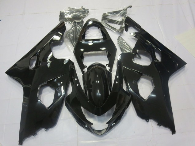 2004-2005 Gloss Black Suzuki GSXR 600-750 Fairings for Sale 2004-2005 Gloss Black Suzuki GSXR 600-750 Fairings for Sale