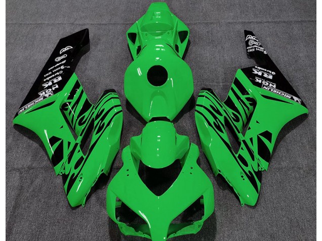 2004-2005 Gloss Green Flame Honda CBR1000RR Fairings for Sale 2004-2005 Gloss Green Flame Honda CBR1000RR Fairings for Sale