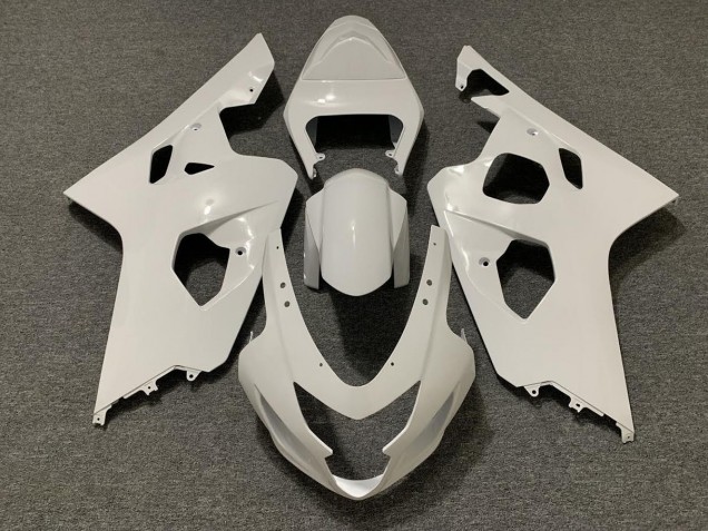 2004-2005 Gloss White Suzuki GSXR 600-750 Fairings for Sale 2004-2005 Gloss White Suzuki GSXR 600-750 Fairings for Sale