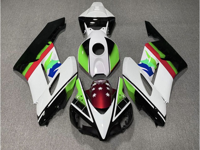 2004-2005 Green and Red Flag Honda CBR1000RR Fairings for Sale 2004-2005 Green and Red Flag Honda CBR1000RR Fairings for Sale