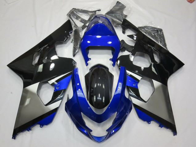 2004-2005 Grey Blue and Black Suzuki GSXR 600-750 Fairings for Sale 2004-2005 Grey Blue and Black Suzuki GSXR 600-750 Fairings for Sale