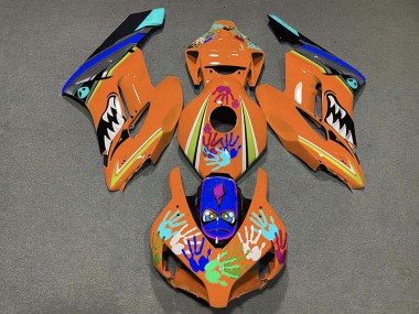 2004-2005 Orange Shark Honda CBR1000RR Fairings for Sale