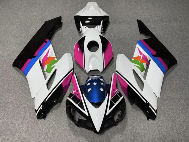 2004-2005 Pink and Blue Flag Honda CBR1000RR Fairings for Sale 2004-2005 Pink and Blue Flag Honda CBR1000RR Fairings for Sale