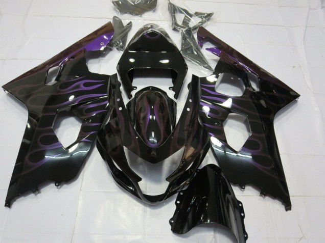 2004-2005 Purple Flame Suzuki GSXR 600-750 Fairings for Sale