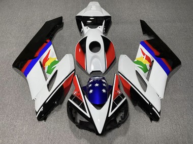 2004-2005 Red and Blue Flag Honda CBR1000RR Fairings for Sale