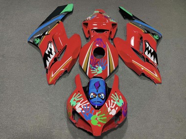 2004-2005 Red Shark Honda CBR1000RR Fairings for Sale