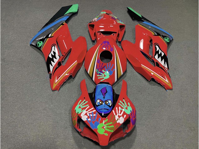 2004-2005 Red Shark Honda CBR1000RR Fairings for Sale 2004-2005 Red Shark Honda CBR1000RR Fairings for Sale
