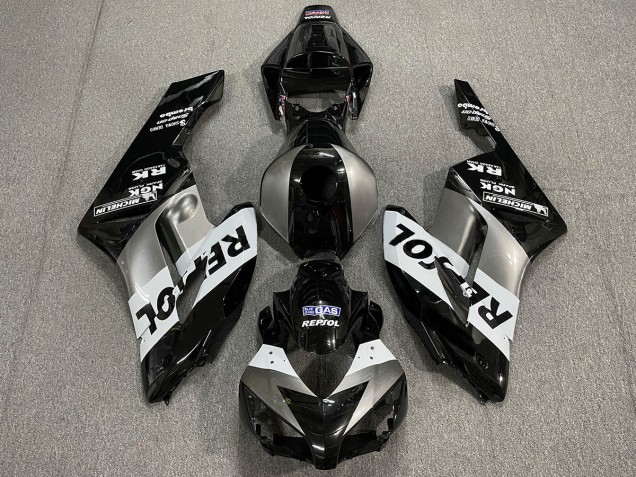 2004-2005 Silver Black Repsol Honda CBR1000RR Fairings for Sale 2004-2005 Silver Black Repsol Honda CBR1000RR Fairings for Sale