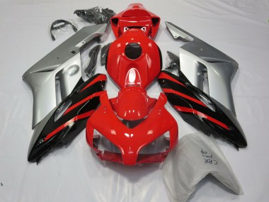 2004-2005 Silver Red and Black Honda CBR1000RR Fairings for Sale