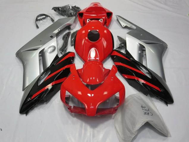 2004-2005 Silver Red and Black Honda CBR1000RR Fairings for Sale 2004-2005 Silver Red and Black Honda CBR1000RR Fairings for Sale