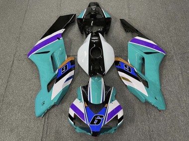 2004-2005 Teal 6 Honda CBR1000RR Fairings for Sale