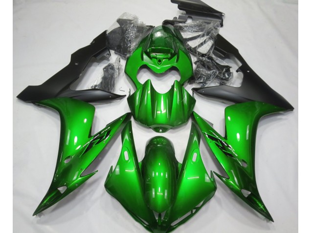 2004-2006 Gloss Green & Black Yamaha R1 Fairings for Sale 2004-2006 Gloss Green & Black Yamaha R1 Fairings for Sale