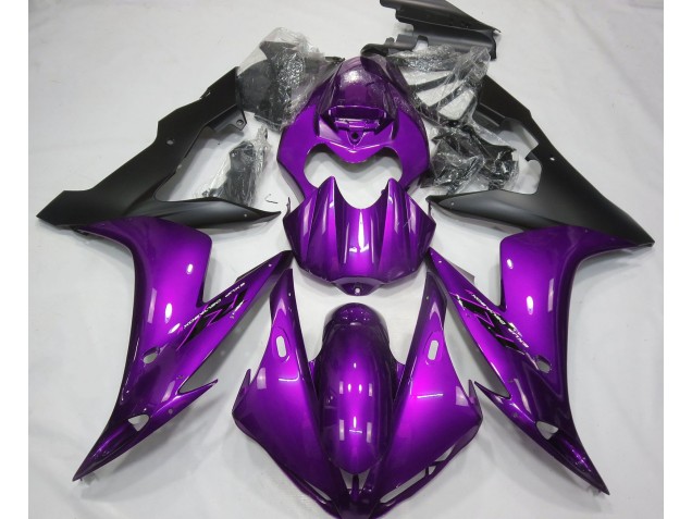 2004-2006 Gloss Purple & Black Yamaha R1 Fairings for Sale