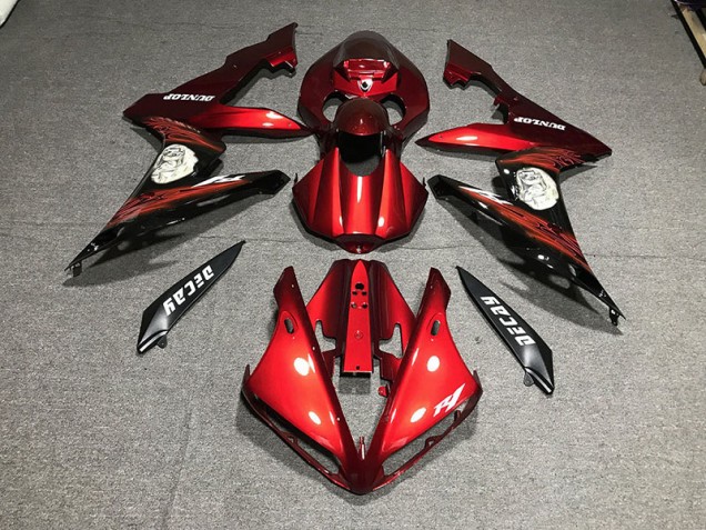 2004-2006 Gloss Red & logos Yamaha R1 Fairings for Sale 2004-2006 Gloss Red & logos Yamaha R1 Fairings for Sale