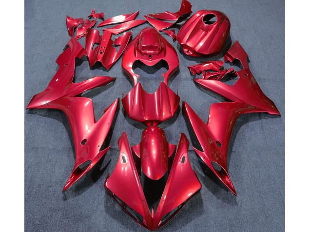 2004-2006 Solid Red Yamaha R1 Fairings for Sale 2004-2006 Solid Red Yamaha R1 Fairings for Sale