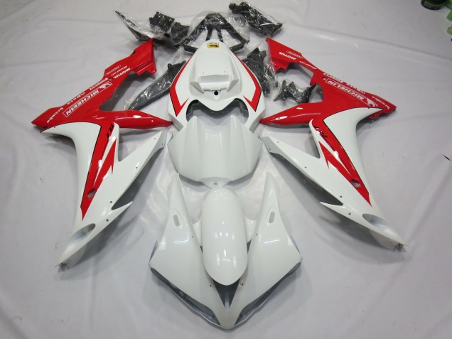 2004-2006 White and Red Style Yamaha R1 Fairings for Sale 2004-2006 White and Red Style Yamaha R1 Fairings for Sale