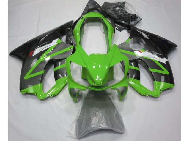 2004-2007 Gloss Green & Grey Honda CBR600 F4i Fairings for Sale
