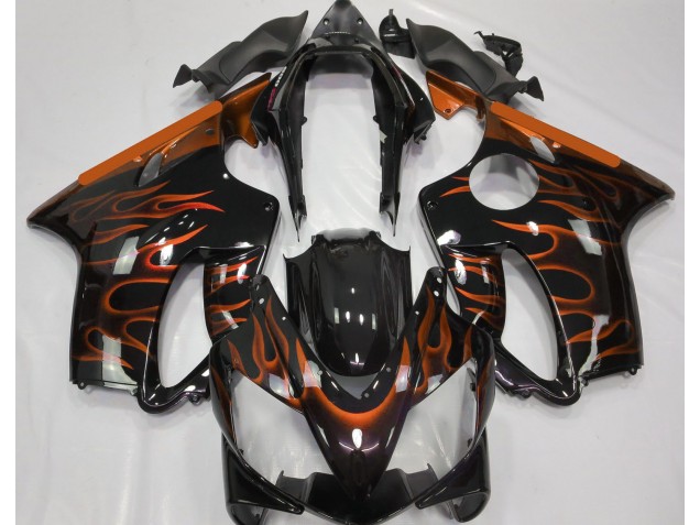 2004-2007 Orange Flame Honda CBR600 F4i Fairings for Sale 2004-2007 Orange Flame Honda CBR600 F4i Fairings for Sale