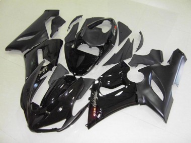 2005-2006 Black Gloss Kawasaki ZX6R Fairings for Sale